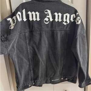 Palm Angels Charcoal Denim Jacket